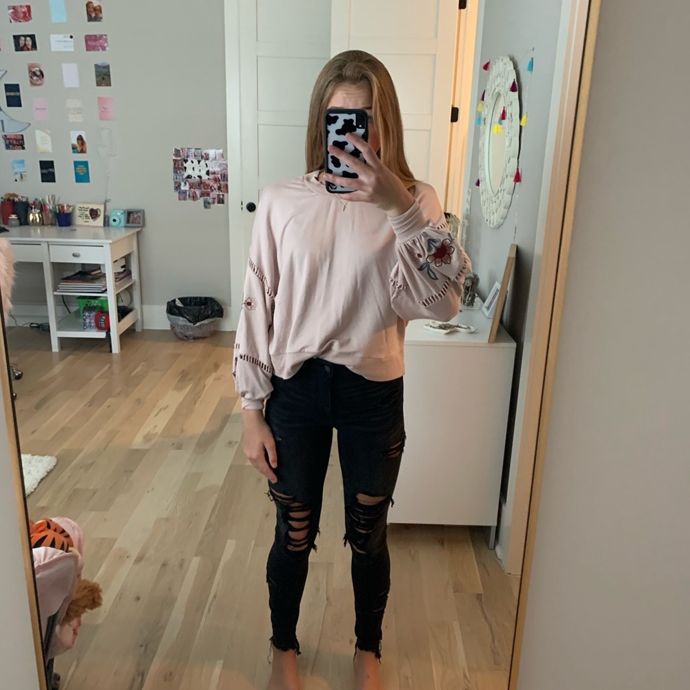 Francesca’s floral print long sleeve